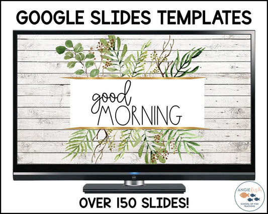 Daily Agenda Template - Farmhouse | Google Slides Templates | Farmhouse Slides