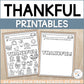 Thankful Printables